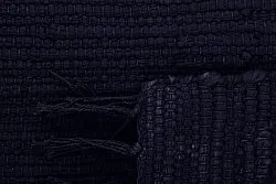Alfombra de algodón - Silje (azul/azul oscuro)