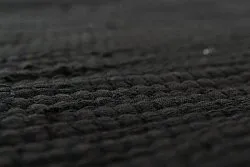 Alfombra de algodón - Silje (negro)