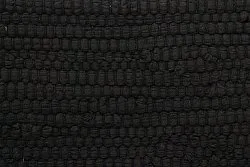 Alfombra de algodón - Silje (negro)
