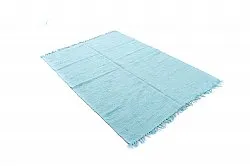 Alfombra de algodón - Silje (azul/turquesa)