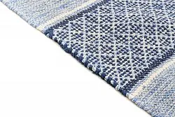 Alfombra de algodón - Visby (azul)