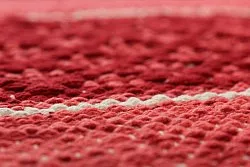 Alfombra de algodón - Visby (rojo)