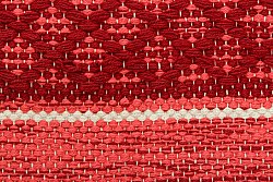 Alfombra de algodón - Visby (rojo)
