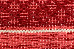 Alfombra de algodón - Visby (rojo)