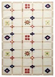 Alfombra de Lana - Lausanne Flatweave Tufted Premium (blanco/beige)