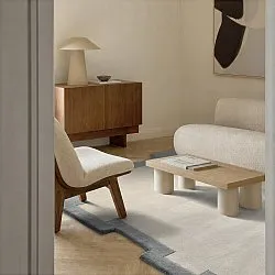 Alfombra de Lana - Agra Hand Tufted Wool Premium (gris)