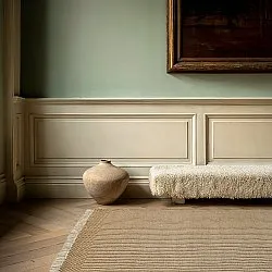 Alfombra de Lana - Arbil (beige/blanco)