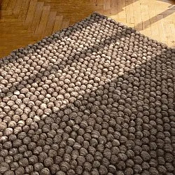 Alfombra de Lana - Avafors Wool Bubble (marrón/beige)