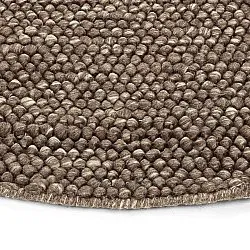 Alfombras redondeadas - Avafors Wool Bubble (marrón/beige)