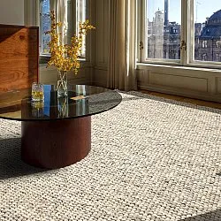 Alfombra de Lana - Avafors Wool Bubble (gris/beige)