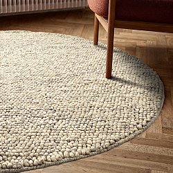 Alfombras redondeadas - Avafors Wool Bubble (gris/beige)