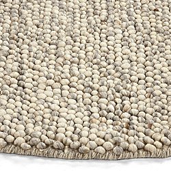 Alfombras redondeadas - Avafors Wool Bubble (gris/beige)