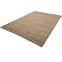 Alfombra de Lana - Avafors Wool Bubble (marrón claro/blanco)
