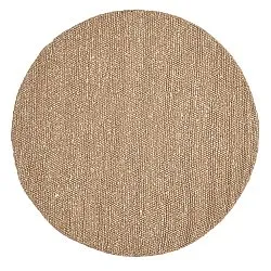 Alfombras redondeadas - Avafors Wool Bubble (marrón claro/blanco)