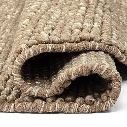 Alfombras redondeadas - Avafors Wool Bubble (marrón claro/blanco)