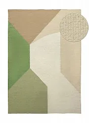 Alfombra de Lana - Aveiro (verde/multicolor)
