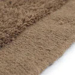 Alfombra de Lana - Beja (marrón oscuro)