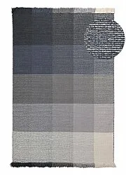 Alfombra de Lana - Chaves (azul/gris/blanco)