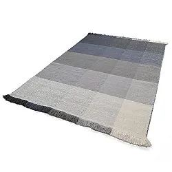 Alfombra de Lana - Chaves (azul/gris/blanco)