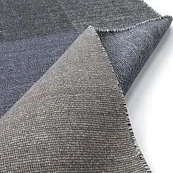 Alfombra de Lana - Chaves (azul/gris/blanco)