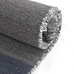 Alfombra de Lana - Chaves (azul/gris/blanco)