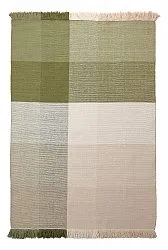 Alfombra de Lana - Chaves (verde/beige)