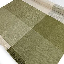 Alfombra de Lana - Chaves (verde/beige)