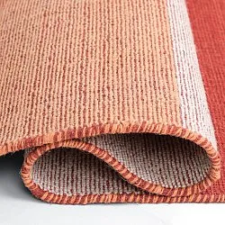 Alfombra de Lana - Chaves (rojo/naranja)