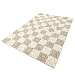 Alfombra de Lana - Dundee (beige/blanco)
