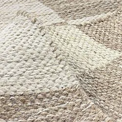 Alfombra de Lana - Dundee (beige/blanco)