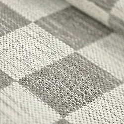 Alfombra de Lana - Dundee (gris/blanco)