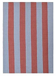 Alfombra de Lana - Garine (azul/rojo)