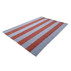 Alfombra de Lana - Garine (azul/rojo)