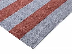 Alfombra de Lana - Garine (azul/rojo)