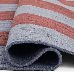 Alfombra de Lana - Garine (azul/rojo)