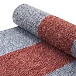 Alfombra de Lana - Garine (azul/rojo)