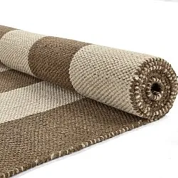Alfombra de Lana - Garine (marrón/beige)