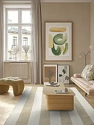Alfombra de Lana - Garine (blanco roto/beige)