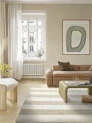 Alfombra de Lana - Garine (blanco roto/beige)