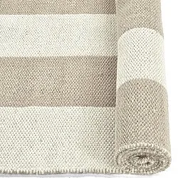 Alfombra de Lana - Garine (blanco roto/beige)