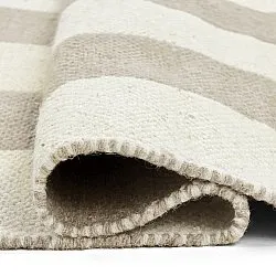 Alfombra de Lana - Garine (blanco roto/beige)