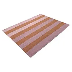 Alfombra de Lana - Garine (naranja/rosa)