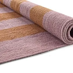 Alfombra de Lana - Garine (naranja/rosa)
