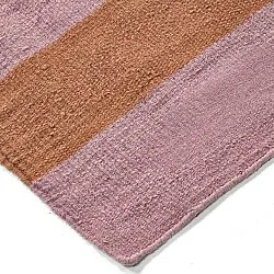 Alfombra de Lana - Garine (naranja/rosa)