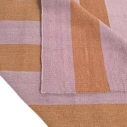 Alfombra de Lana - Garine (naranja/rosa)