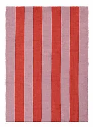 Alfombra de Lana - Garine (rosa/rojo)