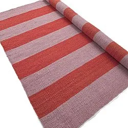 Alfombra de Lana - Garine (rosa/rojo)