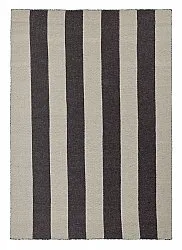Alfombra de Lana - Garine (negro/beige)
