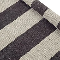 Alfombra de Lana - Garine (negro/beige)