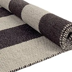 Alfombra de Lana - Garine (negro/beige)